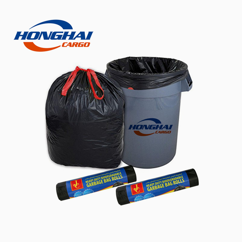 30 Gallon Heavy Duty Drawstring Garbage Bag,20pcs per roll. Qingdao Honghai Cargo Group